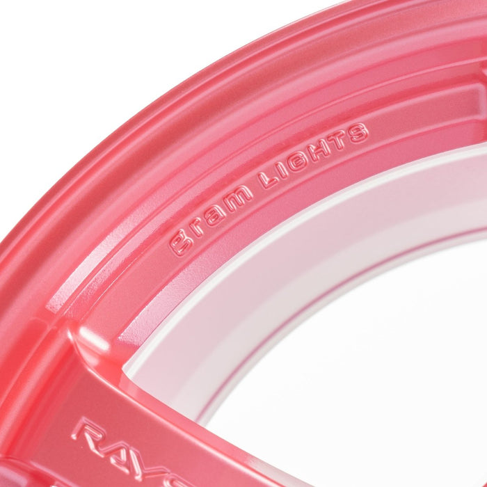 Gram Lights 57DR Sakura Pink Special Wheel Bundle 18x9.5 +38mm Offset 5x100 - WGIX38DPPC-BUNDLE - Subimods.com