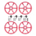 Gram Lights 57DR Sakura Pink Special Wheel Bundle 18x9.5 +38mm Offset 5x114.3 - WGIX38EPPC-BUNDLE - Subimods.com