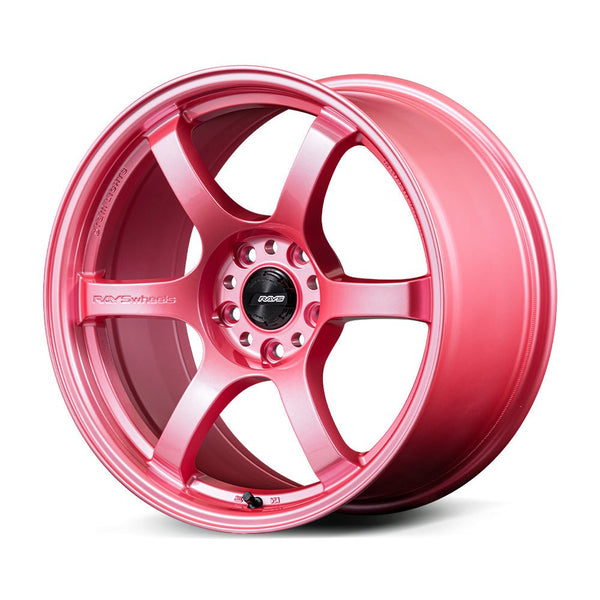 Gram Lights 57DR Sakura Pink 18x9.5 Wheels for WRX STI — Subimods.com