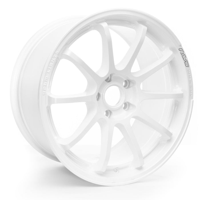 Gram Lights 57NR Ceramic White Pearl 18x9.5 5x114.3 38mm Offset 2015 - 2024 WRX / 2011 - 2021 STI - WGNX38ECPP - Subimods.com