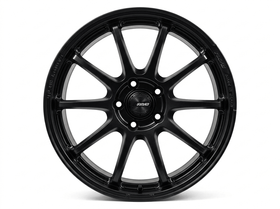Gram Lights 57NR Limited II Semigloss Black 18x9.5 5x114.3 +38mm Offset 2015-2025 WRX / 2011-2021 STI - WGN2X38ESB - Subimods.com