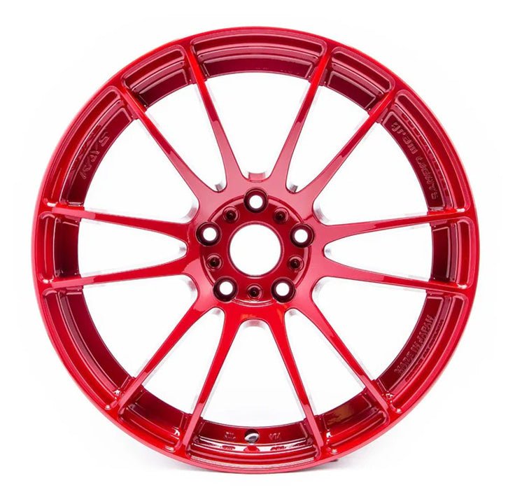 Gram Lights 57XTREME Spec D Milano Red 18x9.5 5x114.3 38mm Offset 2015 - 2024 WRX / 2011 - 2021 STI - WGJDX38EMRP - Subimods.com