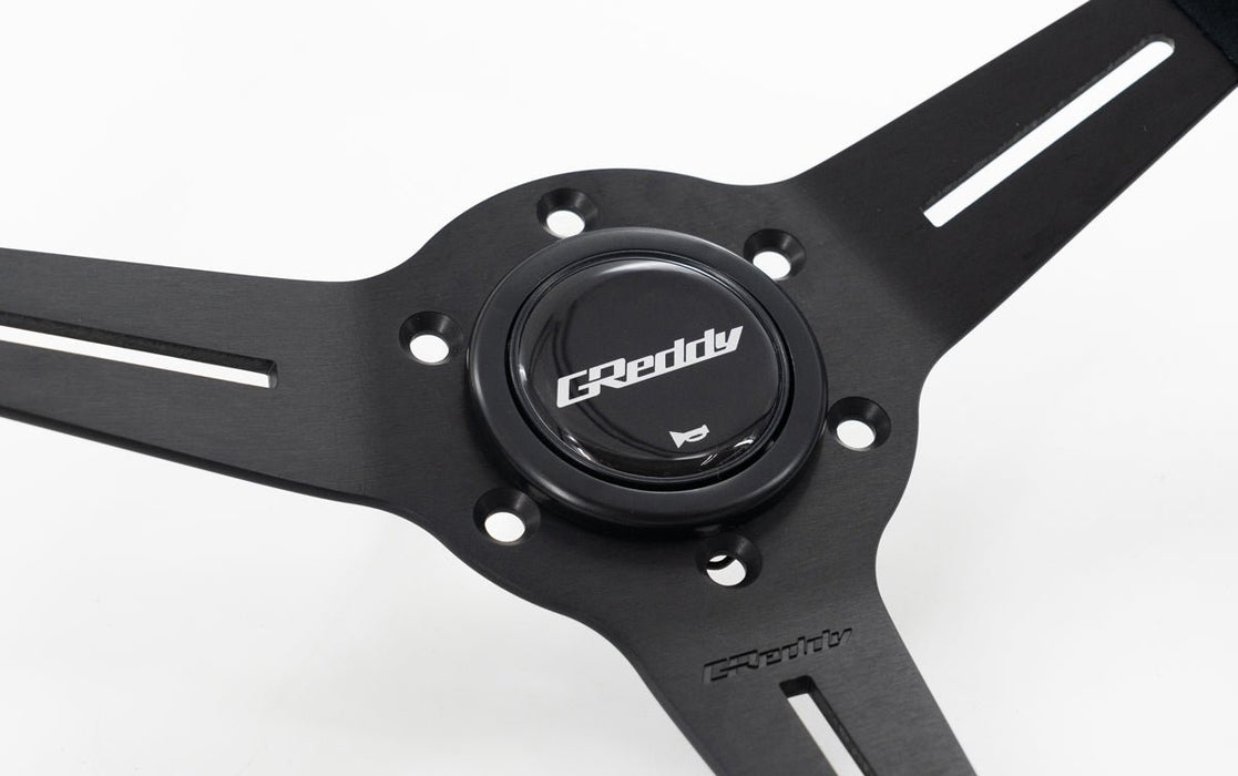 GReddy Sports Steering Wheel 340mm Suede - 16600013 - Subimods.com