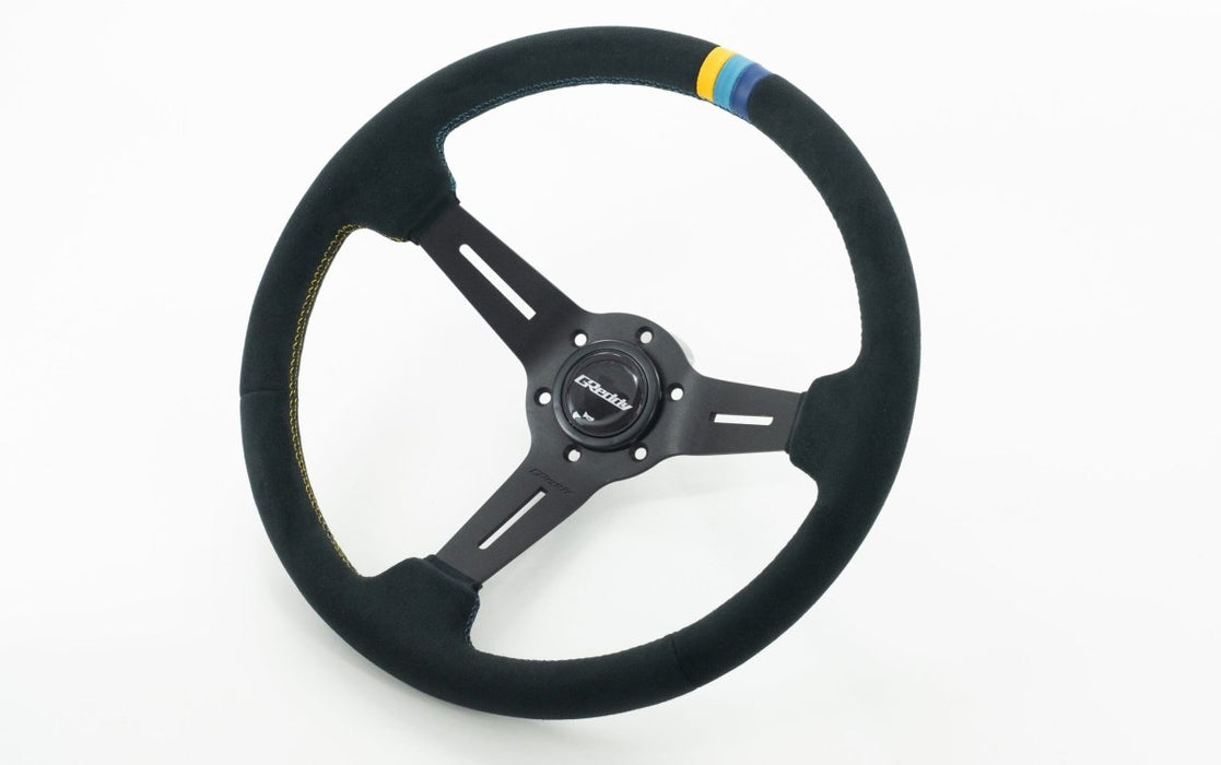 GReddy Sports Steering Wheel 340mm Suede Deep Type - 16600014 - Subimods.com