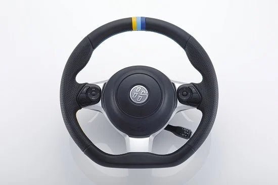 GReddy sports steering wheel 正規品！極美品！ Greddy Steering Wheel Leather w/ 3 Color Stitching and