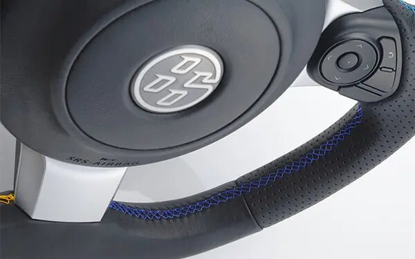 GReddy Steering Wheel Leather w/ 3 Color Stitching and Stripe 2017 - 2024 BRZ / 2017 - 2021 GT86 / 2022 - 2024 GR86 - 16610001 - Subimods.com