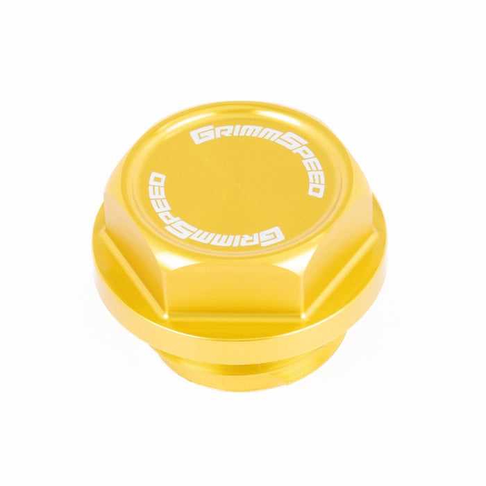 GrimmSpeed Bolt Style Gold Oil Cap Most Subaru Models - 120014GLD - Subimods.com