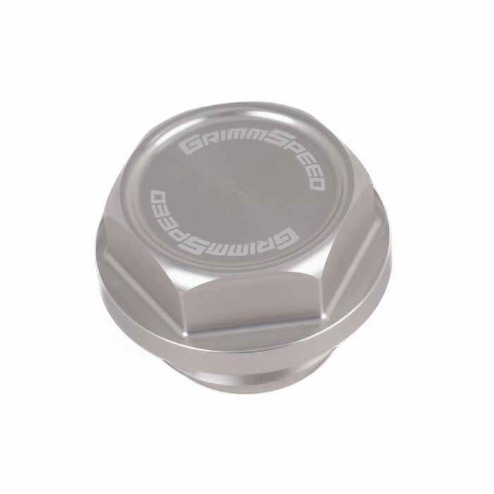 GrimmSpeed Bolt Style Silver Oil Cap Most Subaru Models - 120014SIL - Subimods.com
