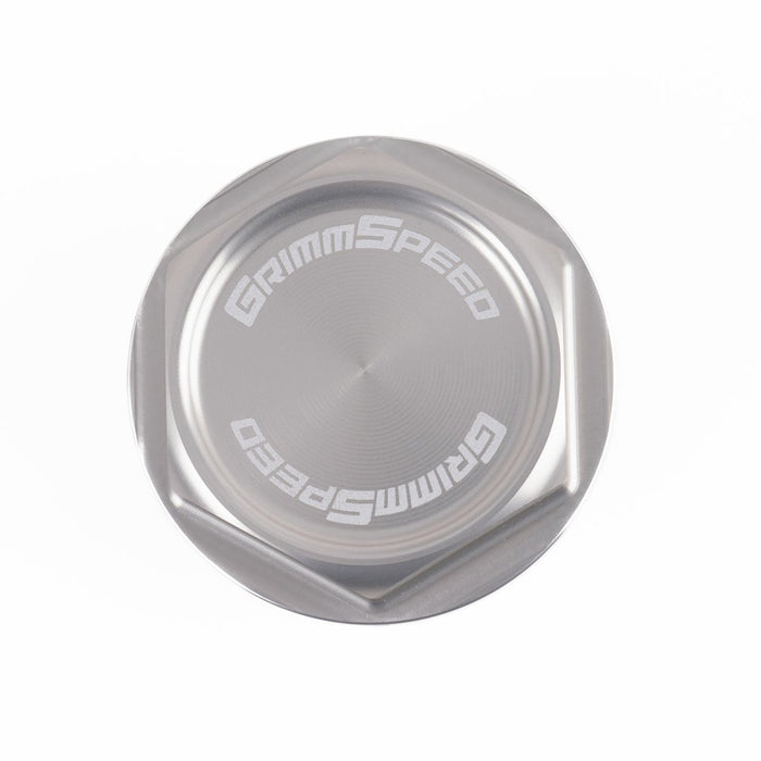 GrimmSpeed Bolt Style Silver Oil Cap Most Subaru Models - 120014SIL - Subimods.com