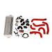 Grimmspeed Front Mount Intercooler Kit Silver Core w/ Red Piping 2015-2021 STI - 090236 - Subimods.com