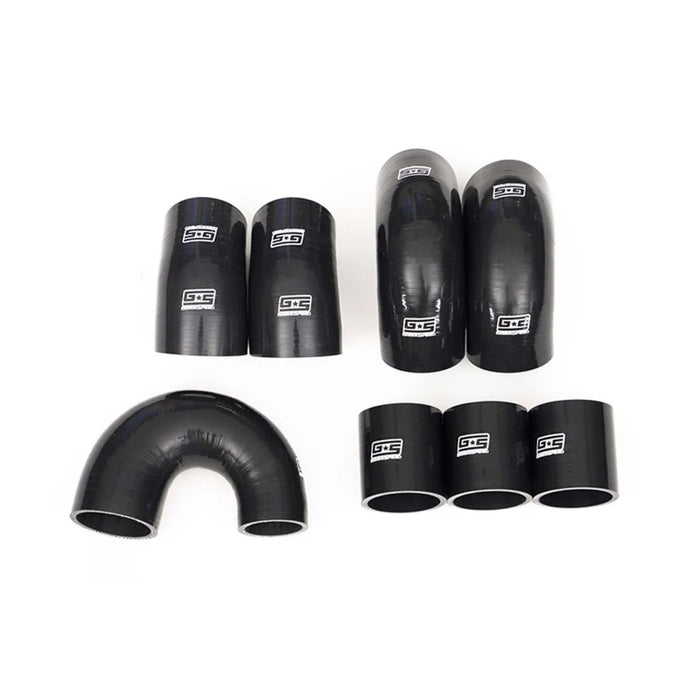 Grimmspeed Front Mount Intercooler Kit Silver Core w/ Red Piping 2015 - 2021 STI - 090236 - Subimods.com