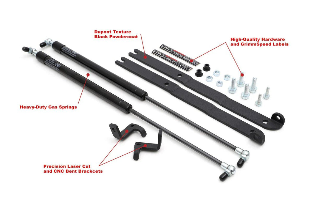 GrimmSpeed High - Lift Hood Struts 2013 - 2021 BRZ / 2013 - 2016 FRS / 2017 - 2021 GT86 - 097001 - Subimods.com