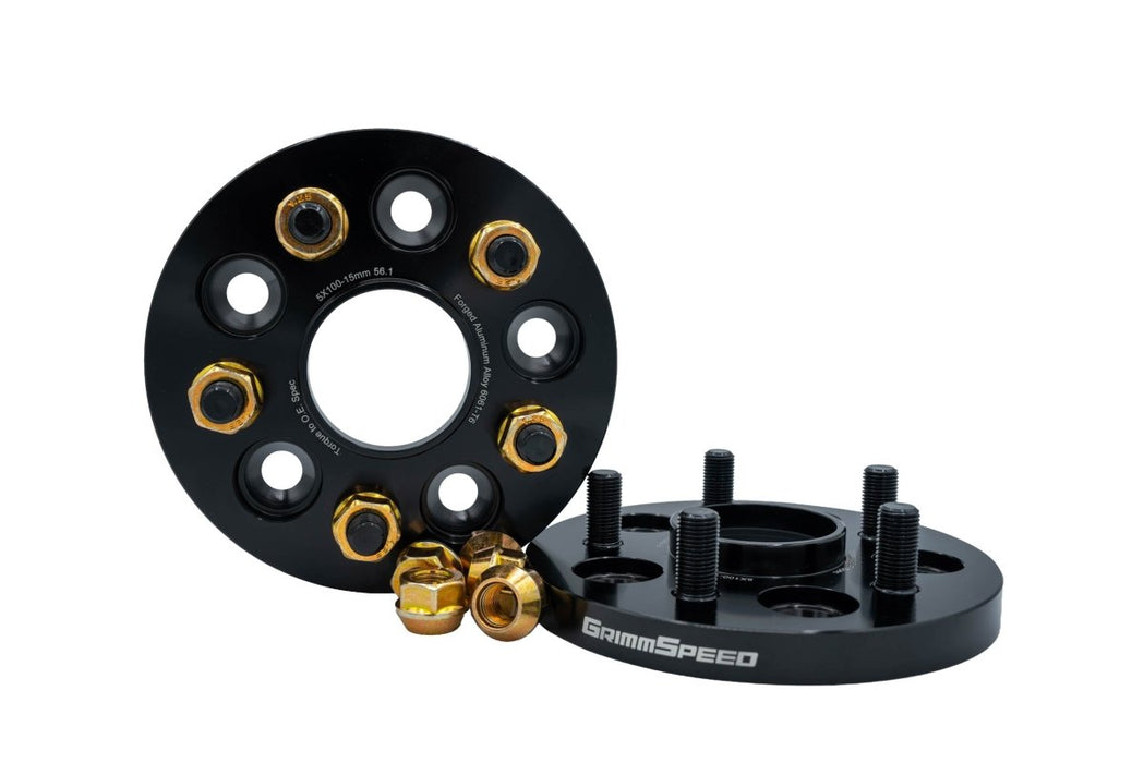 GrimmSpeed Hub-Centric Wheel Spacer Pair 5x100 - GRM.1188.1.0 - Subimods.com