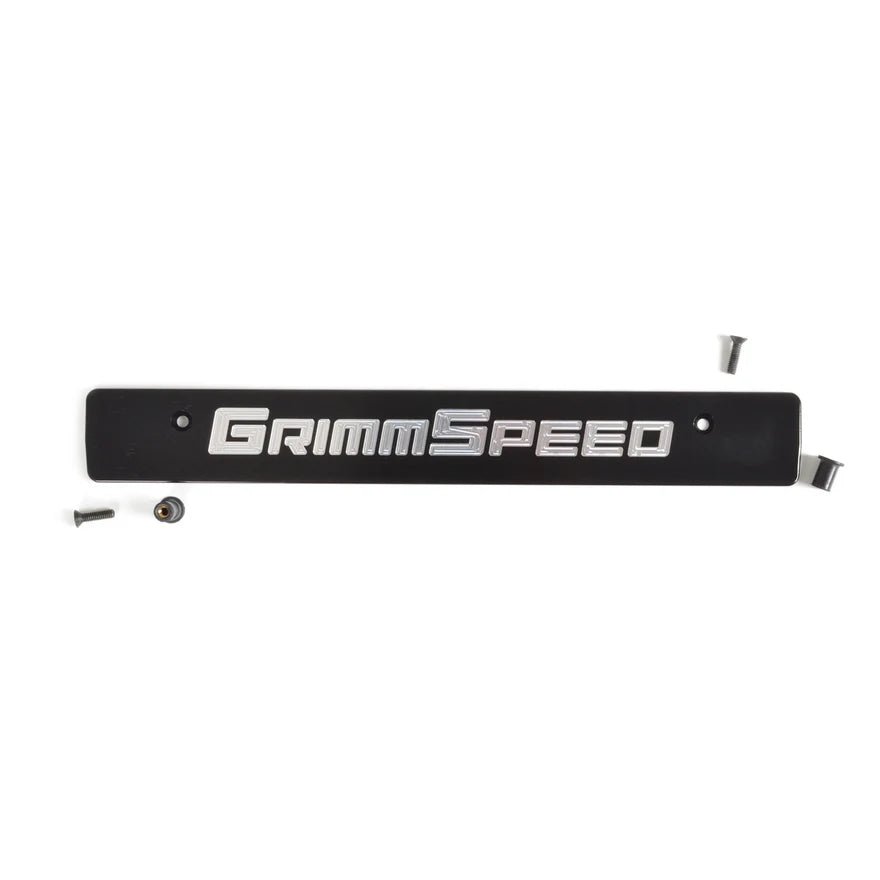 Grimmspeed License Plate Delete Black for 2015-2021 WRX STI