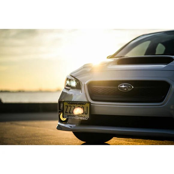GrimmSpeed License Plate Relocation Kit 2015 - 2017 WRX / 2015 - 2017 STI / 2012 - 2016 Impreza / 2013 - 2016 Crosstrek - 094063 - Subimods.com