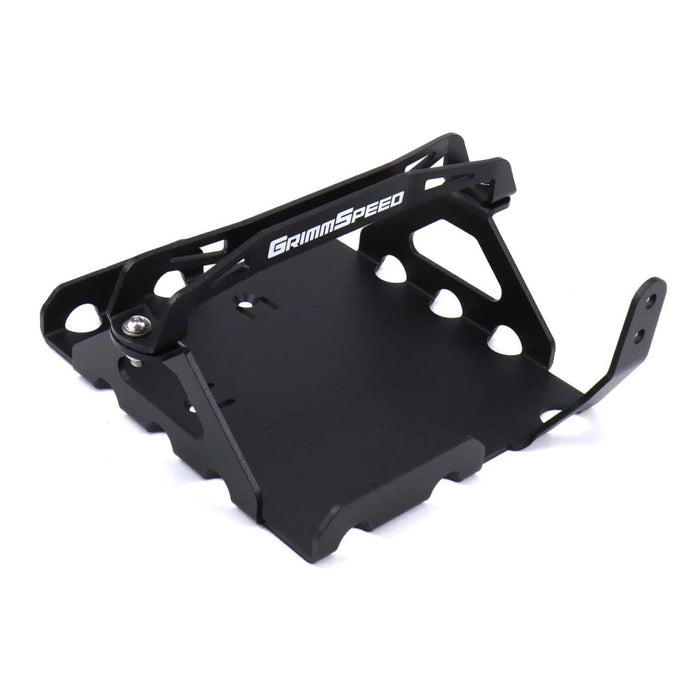 Grimmspeed Lightweight Battery Mount Kit Black 2008 - 2021 WRX / 2008 - 2021 STI - 121028 - Subimods.com