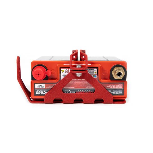 Grimmspeed Lightweight Battery Mount Kit Red 2008 - 2021 WRX / 2008 - 2021 STI - 121034 - Subimods.com