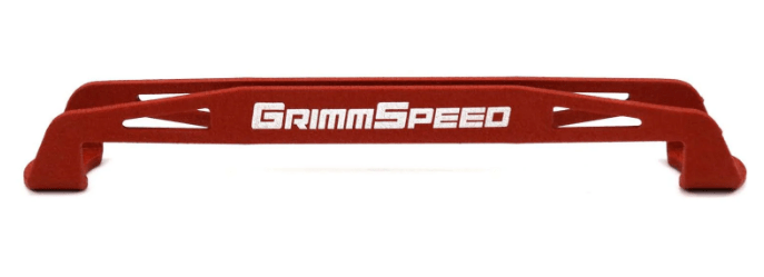 Grimmspeed Lightweight Battery Tiedown Red Most Subaru Models - 121033 - Subimods.com