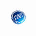 GrimmSpeed Limited Edition Checkered Blue Swap - Top Shift Knob Cap - 1.1006.8BLU - Subimods.com
