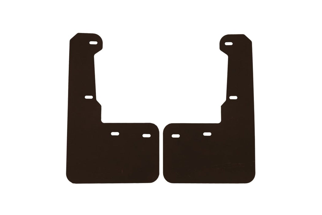 GrimmSpeed Mudflaps Black Urethane w/ Red Lettering 2015 - 2021 WRX / 2015 - 2021 STI - GRM.1021.1.RED - Subimods.com