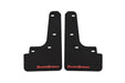 GrimmSpeed Mudflaps Black Urethane w/ Red Lettering 2022 - 2025 WRX - GRM.1022.1.RED - Subimods.com