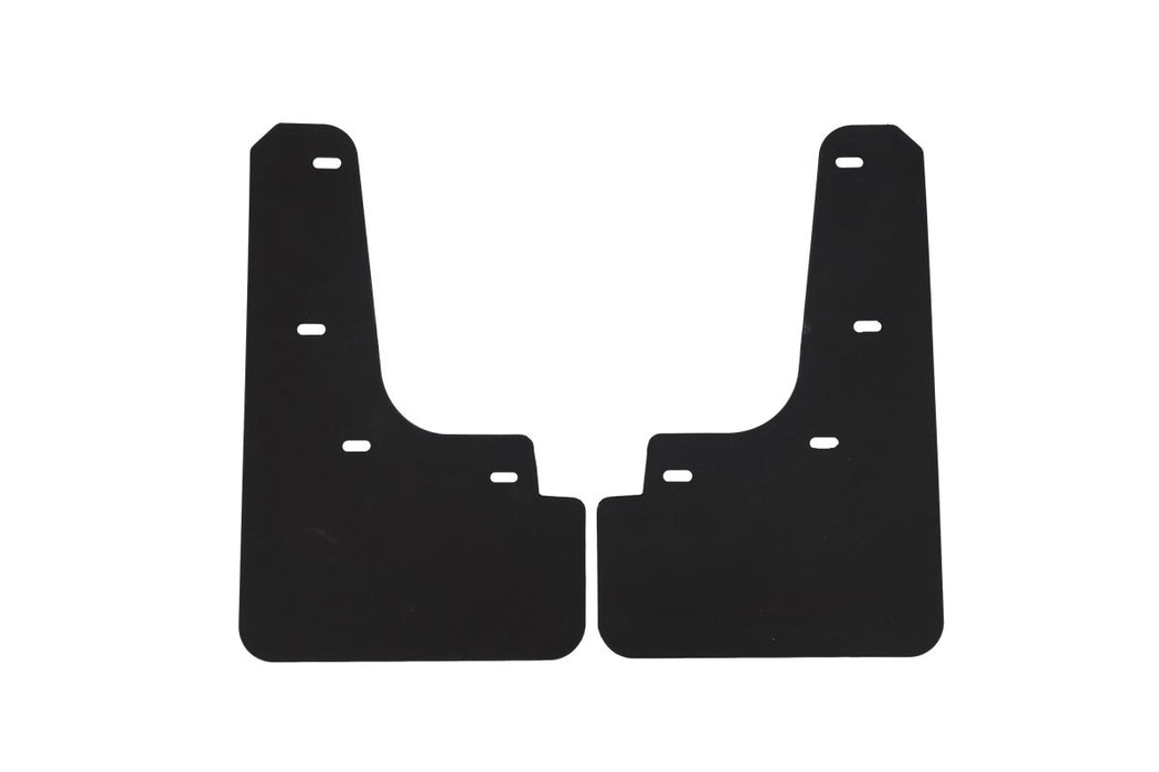 GrimmSpeed Mudflaps Black Urethane w/ Red Lettering 2022 - 2025 WRX - GRM.1022.1.RED - Subimods.com