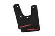 GrimmSpeed Mudflaps Black Urethane w/ Red Lettering 2022 - 2025 WRX - GRM.1022.1.RED - Subimods.com