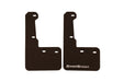 GrimmSpeed Mudflaps Black Urethane w/ White Lettering 2015 - 2021 WRX / 2015 - 2021 STI - GRM.1021.1.WHT - Subimods.com