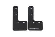 GrimmSpeed Mudflaps Black Urethane w/ White Lettering 2015 - 2021 WRX / 2015 - 2021 STI - GRM.1021.1.WHT - Subimods.com