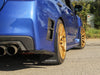 GrimmSpeed Mudflaps Black Urethane w/ White Lettering 2015 - 2021 WRX / 2015 - 2021 STI - GRM.1021.1.WHT - Subimods.com