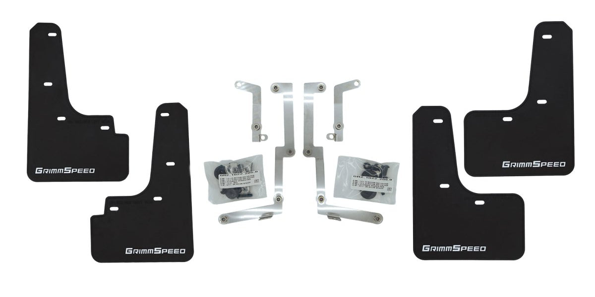 GrimmSpeed Mudflaps Black Urethane for WRX 2022-2025 — Subimods.com