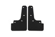 GrimmSpeed Mudflaps Black Urethane w/ White Lettering 2022 - 2025 WRX - GRM.1022.1.WHT - Subimods.com