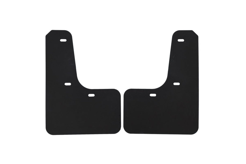 GrimmSpeed Mudflaps Black Urethane w/ White Lettering 2022 - 2025 WRX - GRM.1022.1.WHT - Subimods.com