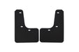 GrimmSpeed Mudflaps Black Urethane w/ White Lettering 2022 - 2025 WRX - GRM.1022.1.WHT - Subimods.com