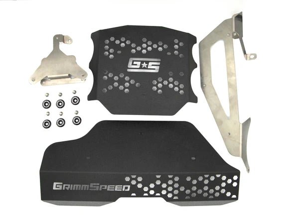 GrimmSpeed Pulley and Engine Cover Kit Black 2022 - 2025 BRZ / 2022 - 2025 GR86 - GRM.1091.1.BLK - Subimods.com