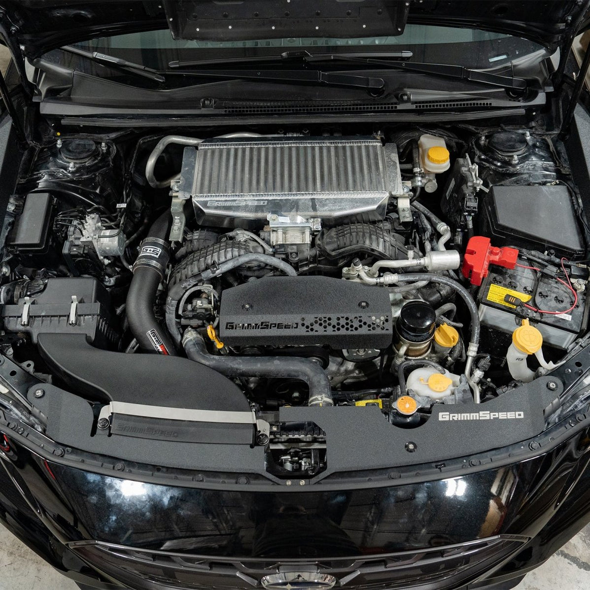 Grimmspeed Radiator Shroud Black 2022-2024 WRX - Subimods.com