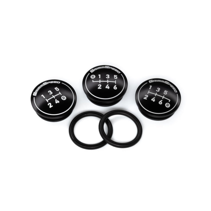 gear shift knobs GrimmSpeed 1.1006.1.SS - Swap-Top Weighted Piston Shift Knob