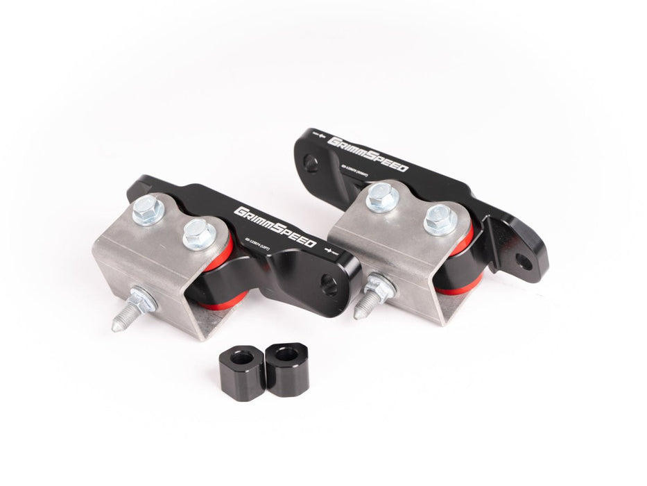Grimmspeed Street Engine Mount Kit 2002 - 2024 WRX / 2004 - 2021 STI / 2005 - 2009 Legacy GT / 2004 - 2008 Forester XT - 123022STR - Subimods.com