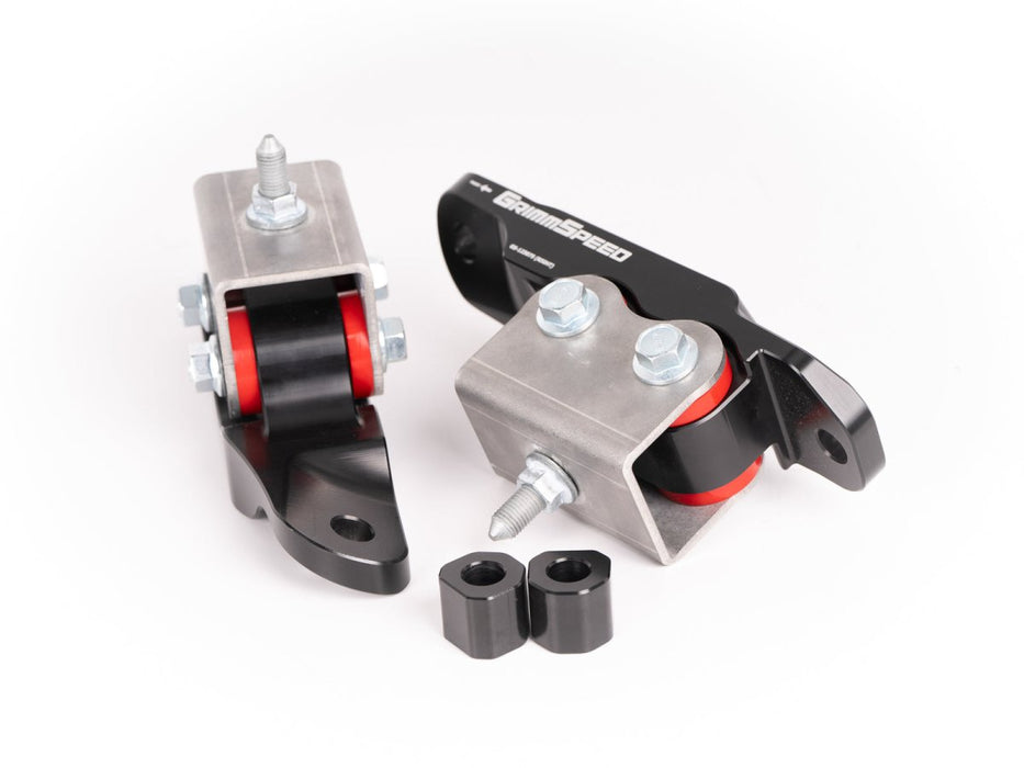 Grimmspeed Street Engine Mount Kit 2002 - 2024 WRX / 2004 - 2021 STI / 2005 - 2009 Legacy GT / 2004 - 2008 Forester XT - 123022STR - Subimods.com