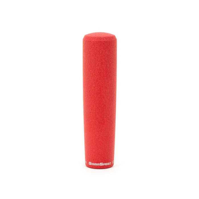Grimmspeed Tallboy Stainless Steel Shift Knob Red Most Subaru Models - 380008 - Subimods.com