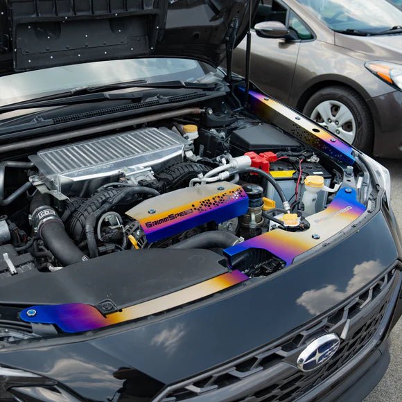 Grimmspeed Titanium Fender Shroud Kit 2022 - 2024 WRX - 113095TI - Subimods.com