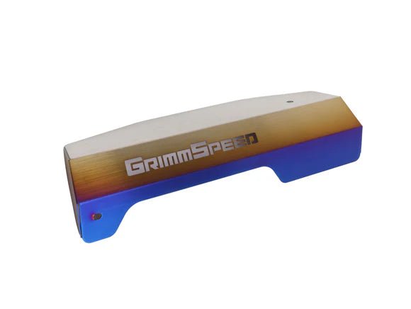 GrimmSpeed Titanium Pulley Cover 2015 - 2021 WRX - GRM.1064.1.0 - Subimods.com