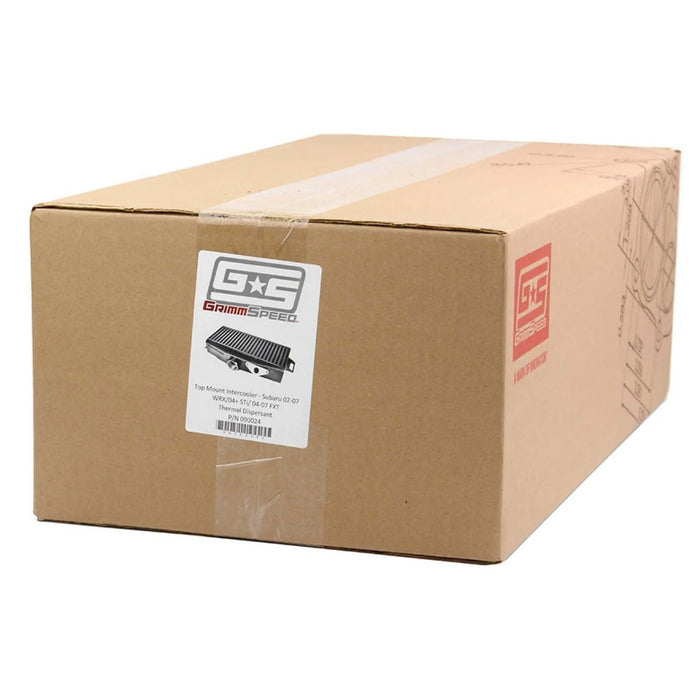 GrimmSpeed Top Mount Intercooler Thermal Black 2002 - 2007 WRX / 2004 - 2021 STI / 2004 - 2008 Forester XT - 090024 - Subimods.com