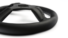Grip Royal Ace 350mm Deep Dish Steering Wheel w/ Black Leather Grip and Black Stitching - GRSW - ACE - L - BKBK - Subimods.com