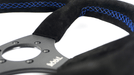Grip Royal Ace 350mm Deep Dish Steering Wheel w/ Black Suede Grip and Blue Stitching - GRSW - ACE - S - BKB - Subimods.com