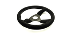 Grip Royal Ace 350mm Deep Dish Steering Wheel w/ Black Suede Grip and Light Black Stitching - GRSW - ACE - S - BKBK - Subimods.com