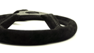 Grip Royal Ace 350mm Deep Dish Steering Wheel w/ Black Suede Grip and Light Black Stitching - GRSW - ACE - S - BKBK - Subimods.com