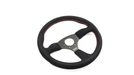 Grip Royal Ace 350mm Deep Dish Steering Wheel w/ Black Suede Grip and Red Stitching - GRSW - ACE - S - BKRD - Subimods.com