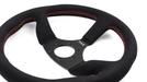 Grip Royal Ace 350mm Deep Dish Steering Wheel w/ Black Suede Grip and Red Stitching - GRSW - ACE - S - BKRD - Subimods.com