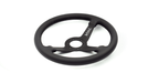 Grip Royal Brute 350mm Deep Dish Steering Wheel w/ Black Leather Grip and Black Stitching - GRSW - BRT - L - BKBK - Subimods.com